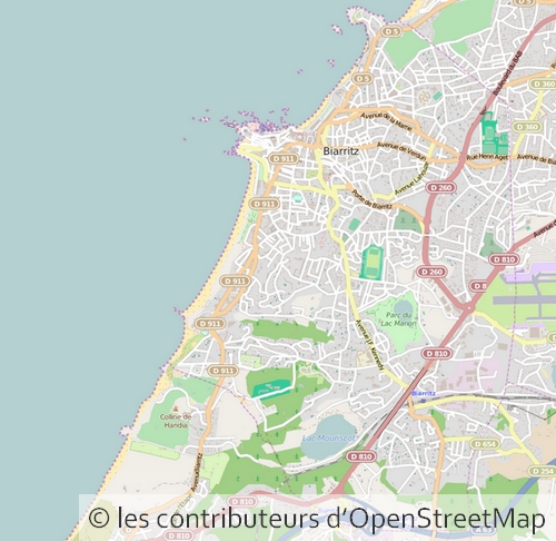 Plan de Biarritz